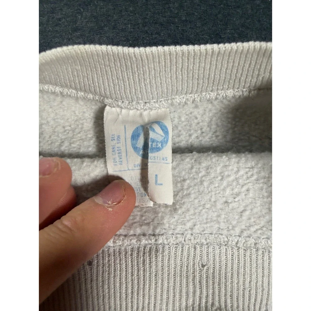 Vintage Artex Snoopy Rochester Sweatshirt Mens Large White Raglan Peanuts 1970s